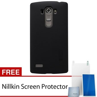 Nillkin Frosted Shield Hard Case Original For LG G4 Beat - Hitam + Free Screen Protector Nillkin