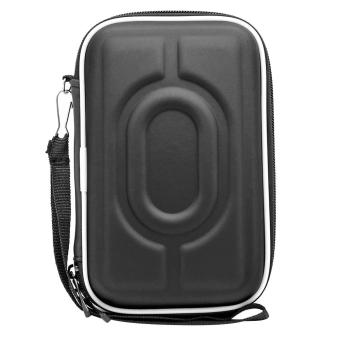 Portable Printer Storage Bag PU Shock-proof Daily Life Waterproof Carrying Case Protection Box Hard Shell for Polaroid ZIP Mobile Printer HP Sprocket Portable Photo Printer External Hard Drive Enclosure Memory Card Charging Cable Accessory Black - in...