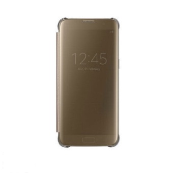 Samsung Original Clear View Cover Samsung Galaxy S7 Edge - Gold