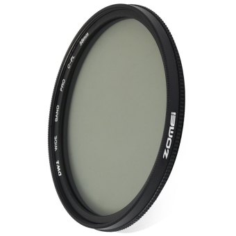 Zomei 58 mm Ultra tipis kaca lensa Filter Circular Polarizer Kopral