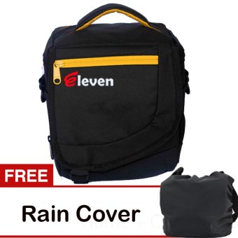 Eleven Camera Bag - Hitam + Gratis Rain Cover
