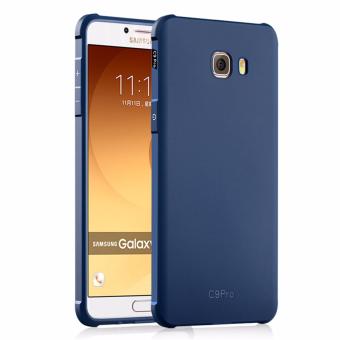 For Galaxy C9 Pro,DAYJOY Unique Design Airbag Protection Soft Rubber Silicone Shockproof Dustproof Bumper Case Cover for Samsung Galaxy C9 Pro(BLUE) - intl