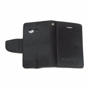 Elephant Flipcover Leather Case Kulit For Samsung Galaxy Y / Galaxy Pocket Neo / Galaxy Pocket Y Neo / S5302 / S5310 / S5312 Flipshell / Sarung Case Kulit - Hitam