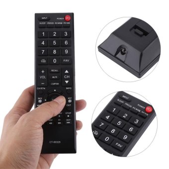 New Fashionable CT-90325 Remote Control Portable Controller For Toshiba LCD Smart TV Black - intl
