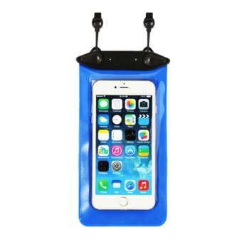 Lantoo PVC Waterproof Phone Case Underwater Phone Bag Pouch Dry(4.8\" TO 6.0\") with IPX8 Certificate For Iphone 6/6 plus For Samsung Galaxy note 3 For HTC ETC-blue - intl
