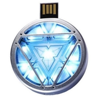 Iron Man 3 Energy USB 2.0 Flashdisk - 8GB - False Create - Silver
