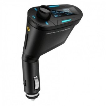 Best Mp3 Car Kit MP3 Player FM Transmitter Modulator with USB and SD Card Slot - Hitam