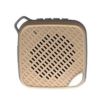 YM-305 Sport Water Resistant Bluetooth Speaker w/ Microphone (Brown)