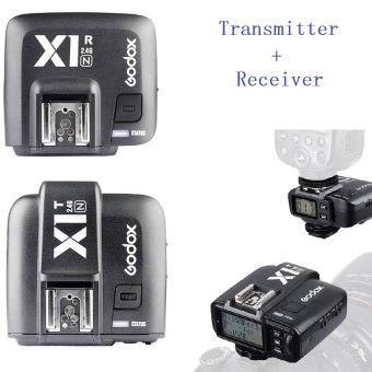 Godox X1-N 2.4GHz TTL Wireless Flash Trigger Transmitter+ Wireless Flash Trigger Receiver for Nikon
