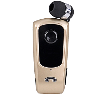 Thinch Wireless Bluetooth Retractable Mono Headset (Gold)