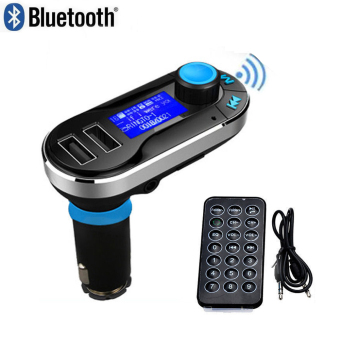 Bluetooth Car Kit MP3 Audio Player FM Transmitter Wireless Car Kit HandsFree LCD Dual USB Charger
