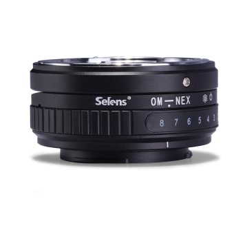 Selens Shift Lens Adapter Ring for Olympus OM Mount Lens to Sony NEX-7 NEX-6 NEX-5 (Black)