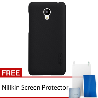 Nillkin Meizu M2 Super Frosted Shield Hard Case - Hitam + Gratis Nillkin Screen Protector