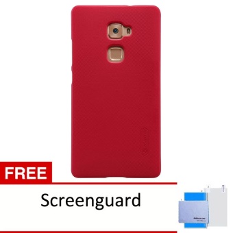 Nillkin Frosted Shield Hard Case untuk Huawei Mate S - Merah + Gratis Screen Protector Nillkin