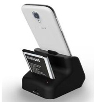 Universal Dual Charging Dock for Samsung Galaxy S2 i9100 - Hitam
