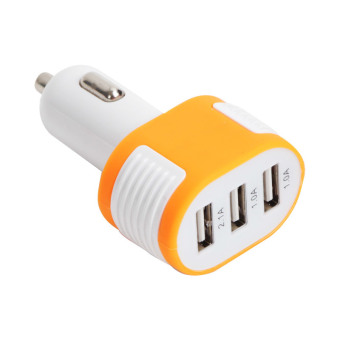 uNiQue Car Charger USB 3-Port PU-713 Electro - Orange