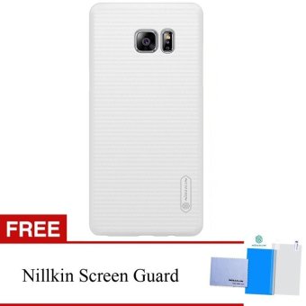 Nillkin For Samsung Galaxy Note 7 / N930 Super Frosted Shield Hard Case Original - Putih + Gratis Anti Gores Clear
