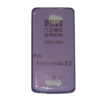 Ultrathin Case For Andromax E2 UltraFit Air Case / Jelly case / Soft Case - Ungu