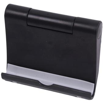 LALANG Universal Adjustable Foldable Desk Tablet Mobile Phone Stand Holder (Black)