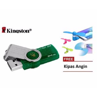Kingston Flash Disk 64GB Gratis Mini Fan USB - Kipas Angin Mini Handphone Portable