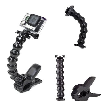 OEM Accessories kit Jaws Flex Clamp Mount Neck for Gopro 4 3+ 3 2