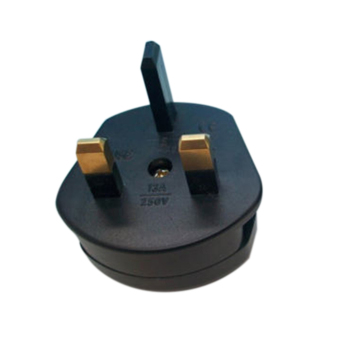 Velishy Converter Adapter US EU to UK AC Power Plug (Black)