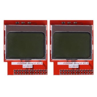 2pcs Mini Screen Module PCD8544 84x48 LCD Shield for Raspberry Pi B B+ - intl