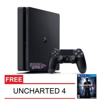 SONY Playstation 4 Slim 500GB CUH-2016A + Free Game Uncharted 4