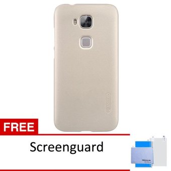 Nillkin Huawei G8 Super Frosted Shield Hard Case - Emas + Gratis Screen Guard