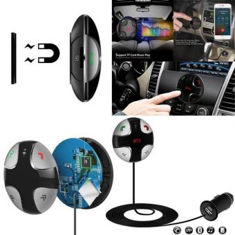 coconie Wireless LCD Bluetooth 3.0 Car Kit MP3 FM Transmitter USB Charger Handsfree - intl