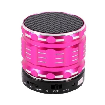 S28 Portable Mini Bluetooth Speakers Metal Steel Wireless Smart Hands Free Speaker Support SD Card For iPhone - intl