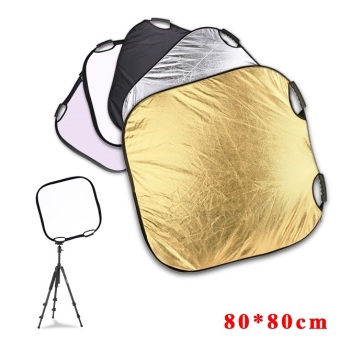 Lands 80x80cm 5 in1 Light Mulit Collapsible Portable Photo Reflector