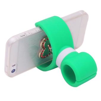 LALANG Universal 360 Degrees Air Vent Mount Bicycle Car Cell Phone Holder Stand (Green)