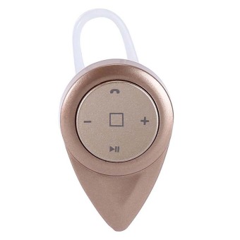 Mini-A9 Wireless Bluetooth Headphone 360 Degree Stereo (Gold)