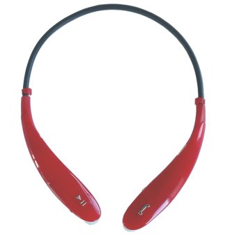 Bluetooth Stereo Headset HBS 800 and HBS-800 Neckband Headset (Red)