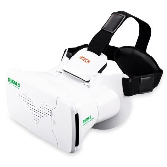 RITECH Riem III Virtual Reality 3D Head-Mounted Glasses with Remote Control - intl