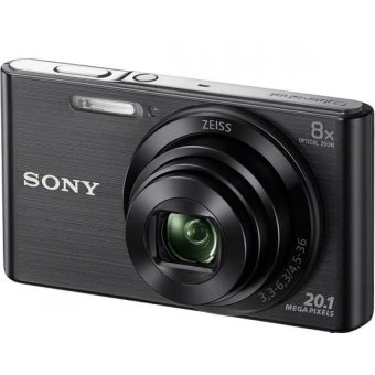 Sony DSC W-830 - 20 MP - 8x Optical Zoom - Hitam