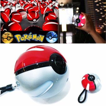 Power Bank Pokemon Pokeball 6000mAh - Red