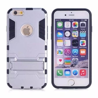 ProCase Shield Armor Kickstand Iron Man Series for Iphone 7 - Silver