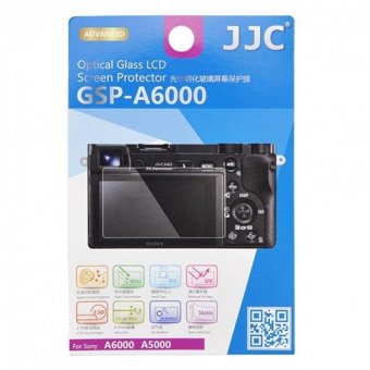 JJC GSP-A6000 Tempered Toughened Optical Glass Screen Protector 9H Hardness For Sony A6000 ,A5000(OVERSEAS) - intl