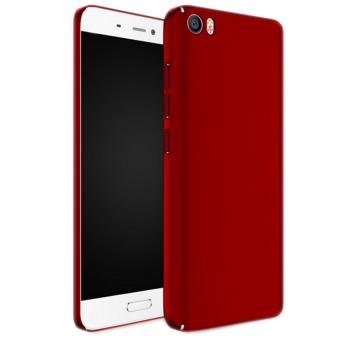 Style Ultra-Thin 360° Protection Skin Touch Hard Case Cover For Xiaomi 5 M5 Mi5 Red - intl