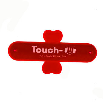 Touch U One Touch Standing Handphone - Merah