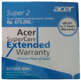 Acer SuperCare Extended Warranty - Super 2