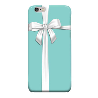 Indocustomcase Blue Tosca Box Gift Cover Hard Case for Apple iPhone 6 Plus