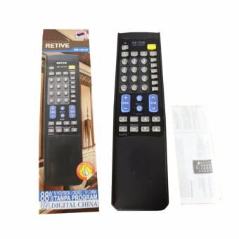 EELIC RM-109 RT Remote Control Televisi Universal Dengan 2 Baterai AA Auto Scan HDTV HDMI TV LCD LED TABUNG