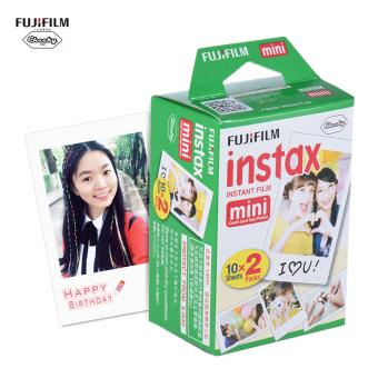 Fujifilm Instax Mini 20 Sheets White Film Photo Paper Snapshot Album Instant Print for Fujifilm Instax Mini 7s/8/25/90 - intl