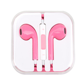 OEM Earphone For iPhone High Copy Full Color - Pink