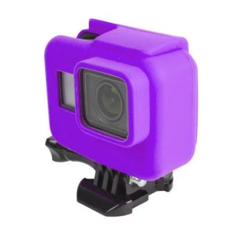 Ajusen Gopro Hero 5 Accessories Soft Silicone Camera Case Cover for Gopro Hero 5 Black Side Frame Housing Case Bag - intl