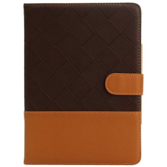 TimeZone PU Leather Cover for iPad Air / 5 with Stand (Brown)
