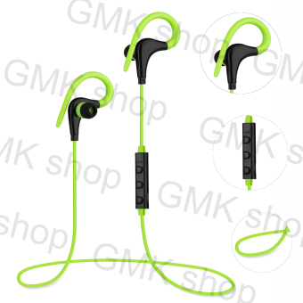 GAKTAI Wireless Bluetooth Headset SPORT Stereo Headphone Earphone for iPhone Samsung LG (Green)(...) - intl